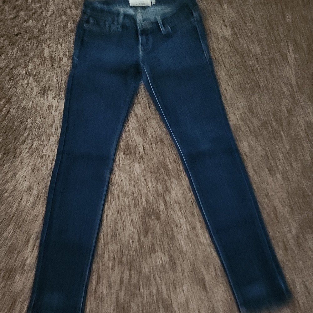 Abercrombie & Fitch Blue Skinny Jeans with Premium Denim